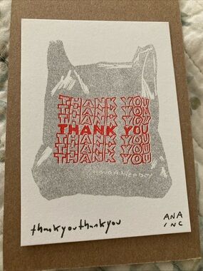 Thank You Ana Inciardi Mini Print - thankyouthankyouthankyou Bag Casa Magazines